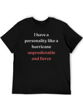 Hurricane Personality Graphic T-Shirt