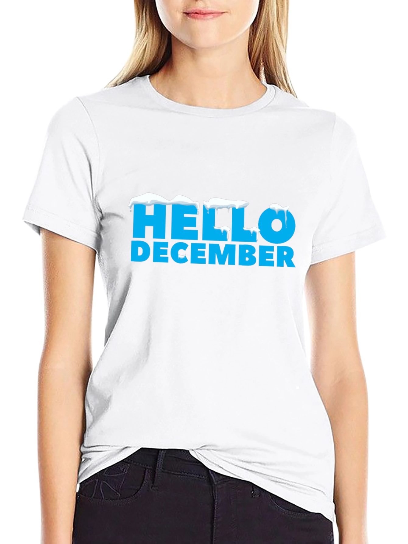 Hello December Holiday Graphic Tee