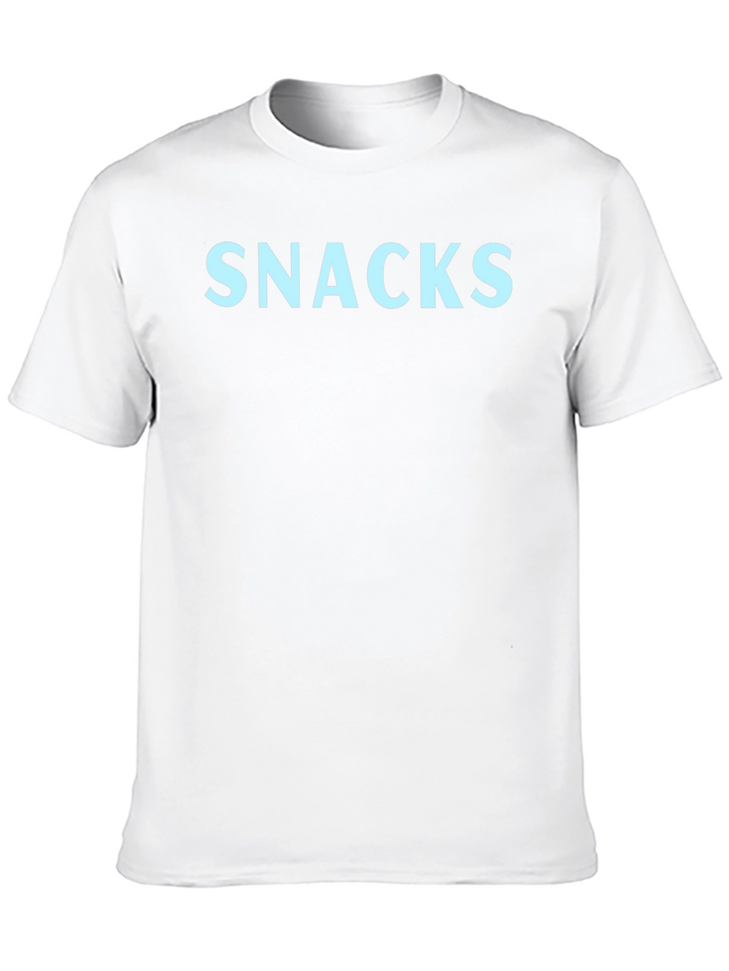 Snacks Graphic Print Black T-Shirt