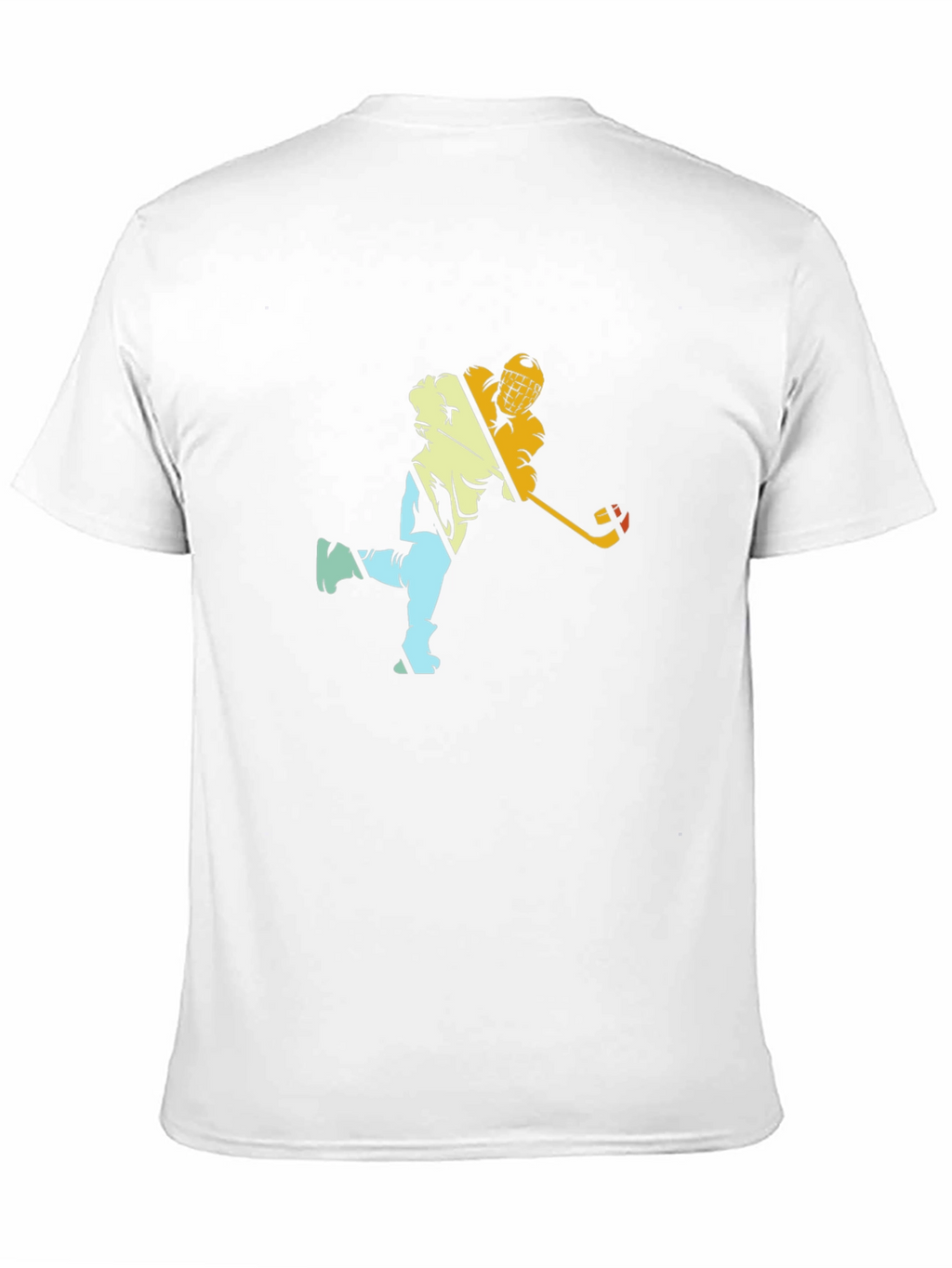 Hockey Player Graphic Black Tee