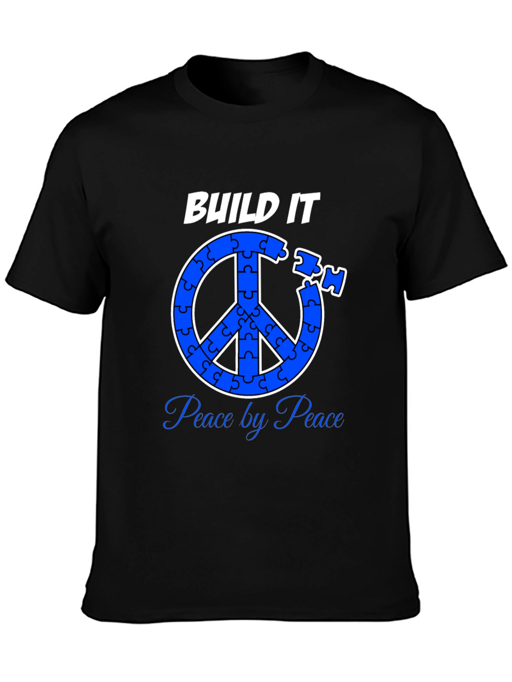 Build Peace Puzzle Piece Symbol T-Shirt