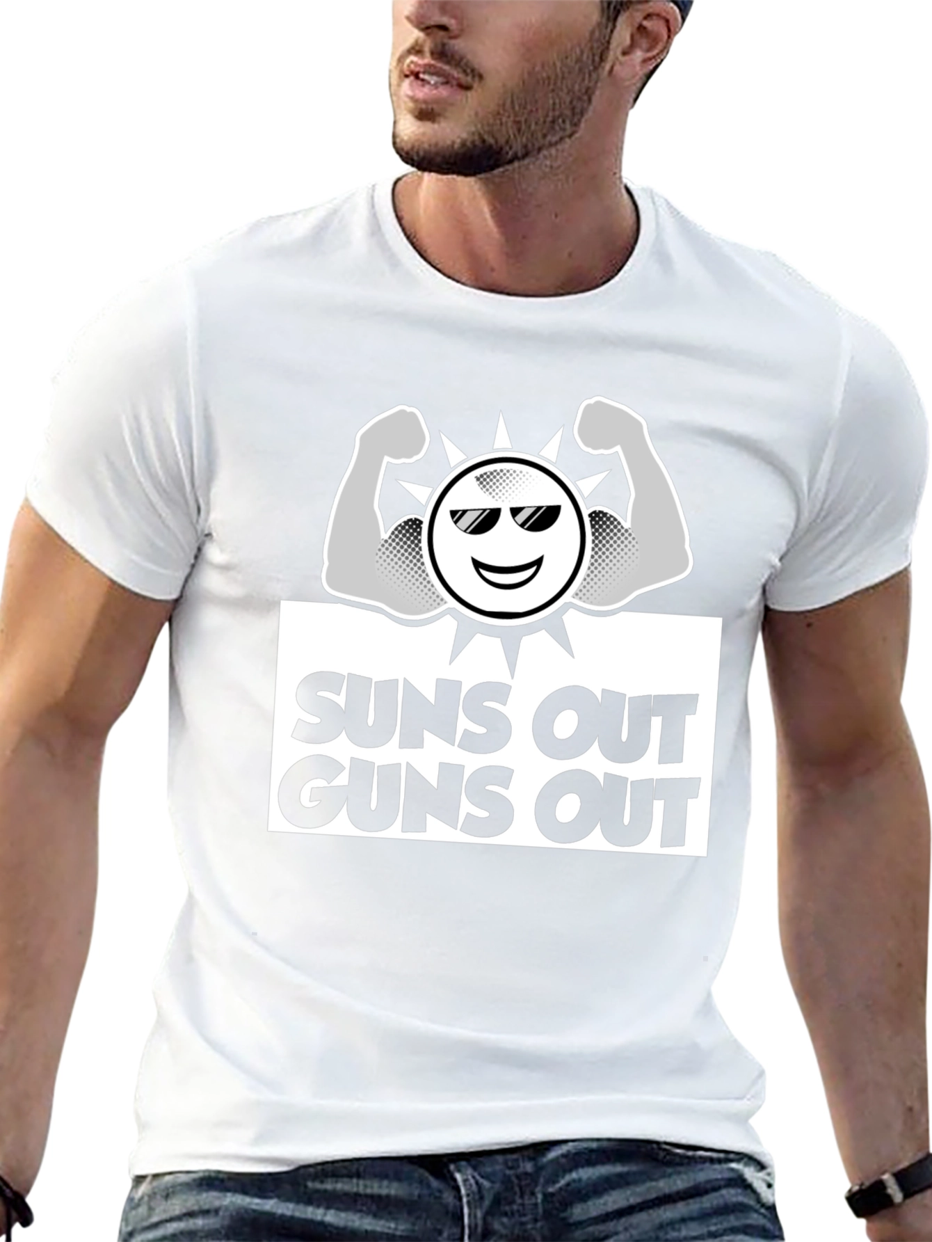 Suns Out Guns Out Graphic T-Shirt