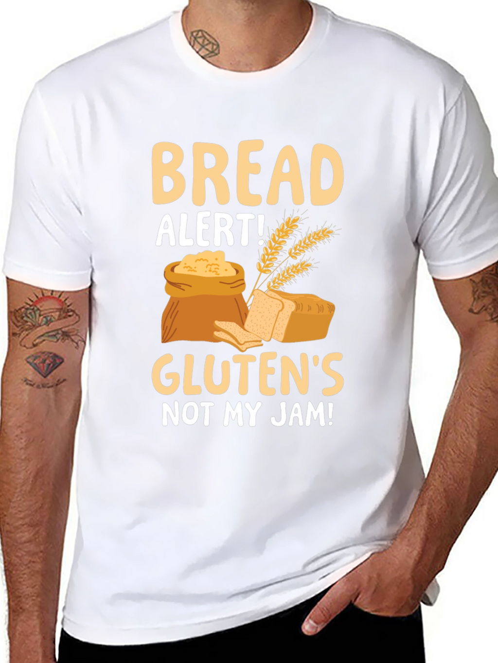 Bread Alert! Glutens Not My Jam T-Shirt