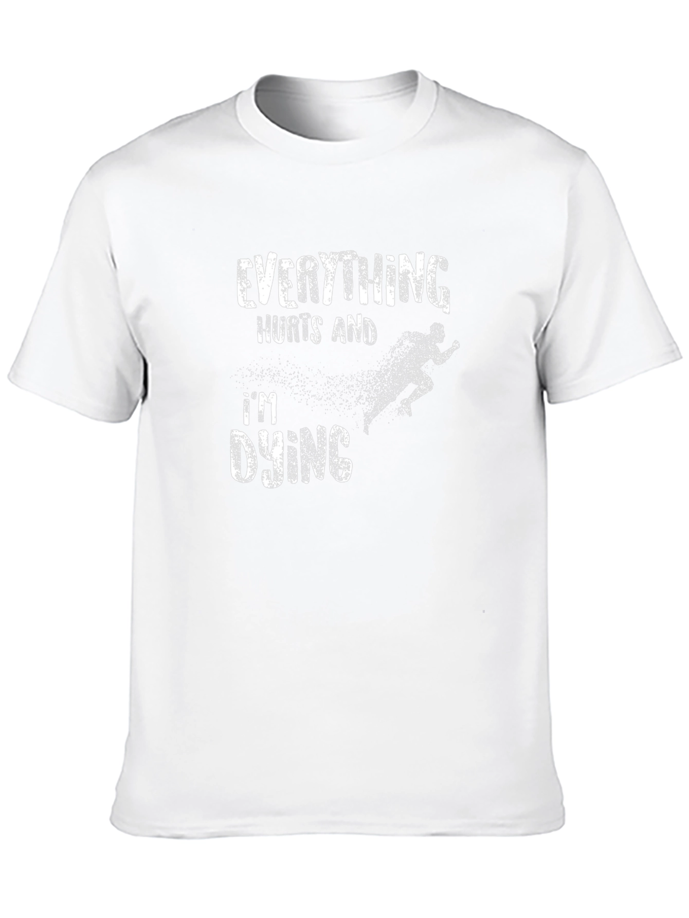 Everything Hurts Im Dying Black Graphic Tee