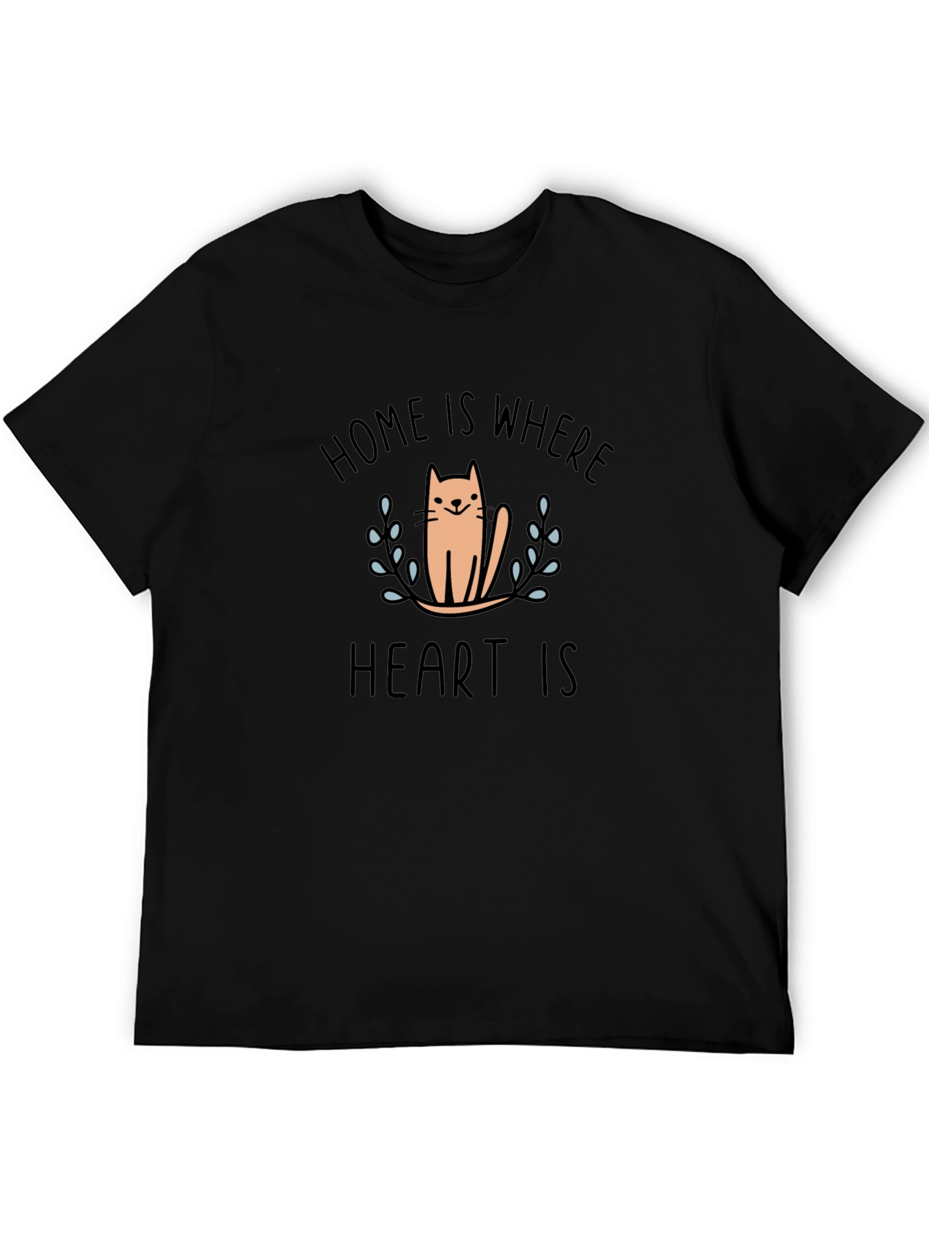 Home is Where the Heart Is Cat T-Shirt