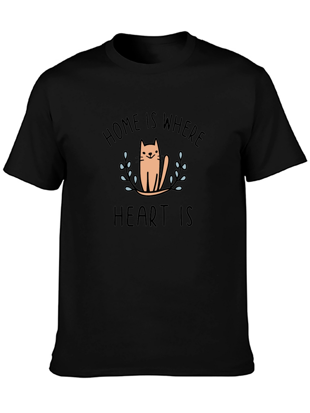 Home is Where the Heart Is Cat T-Shirt