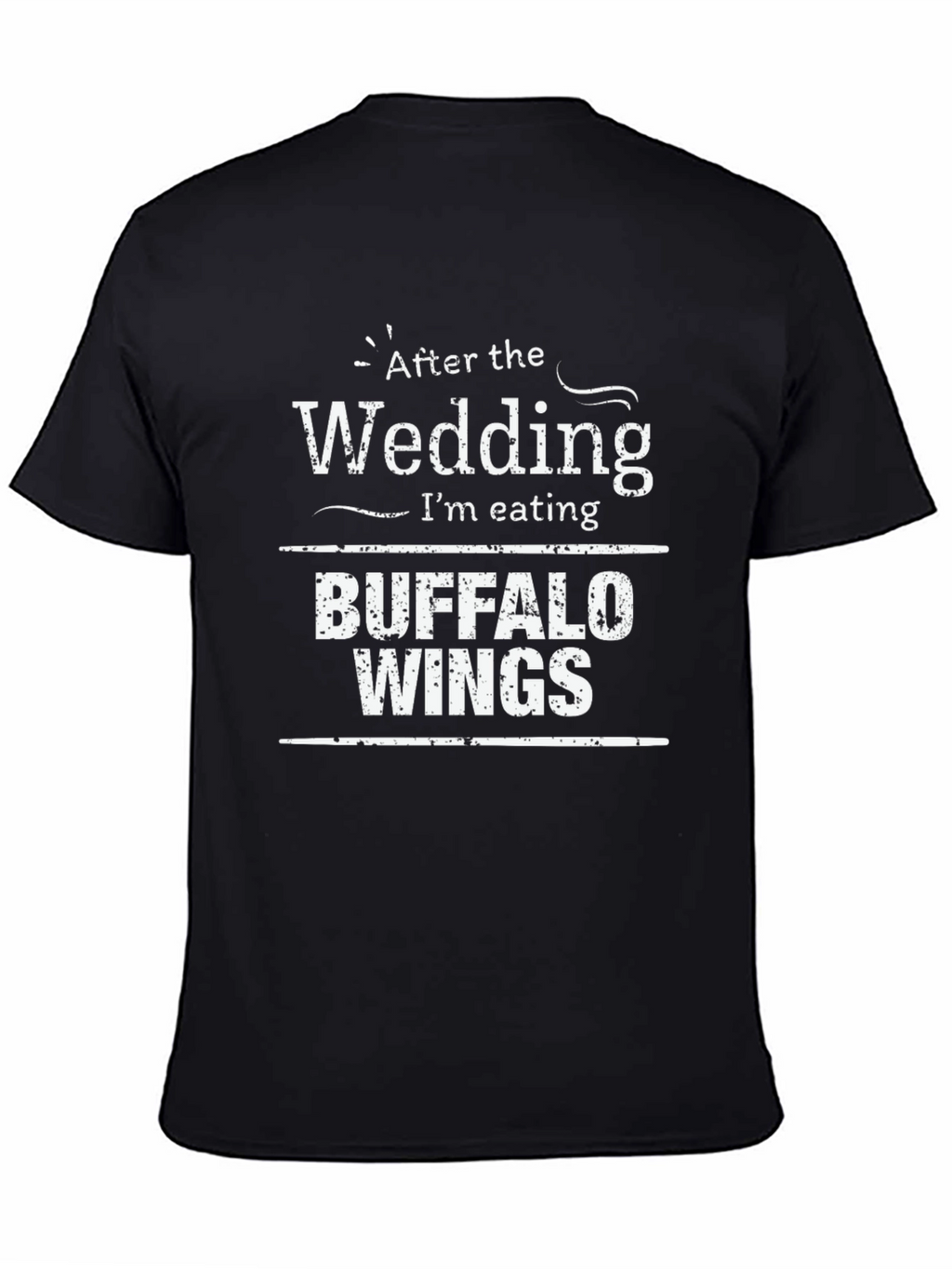 Funny Wedding Buffalo Wings T-Shirt