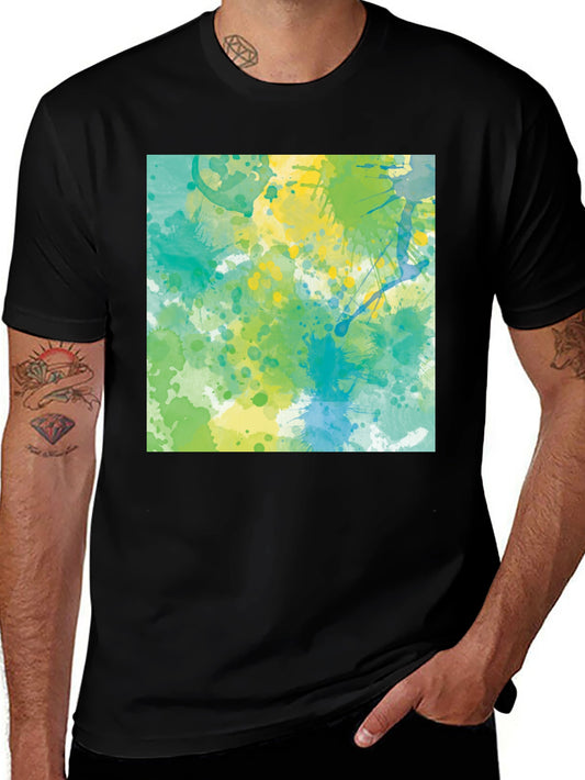 Abstract Splash Tee - Bold & Colorful Design