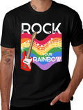 Rock Your Rainbow Guitar T-Shirt