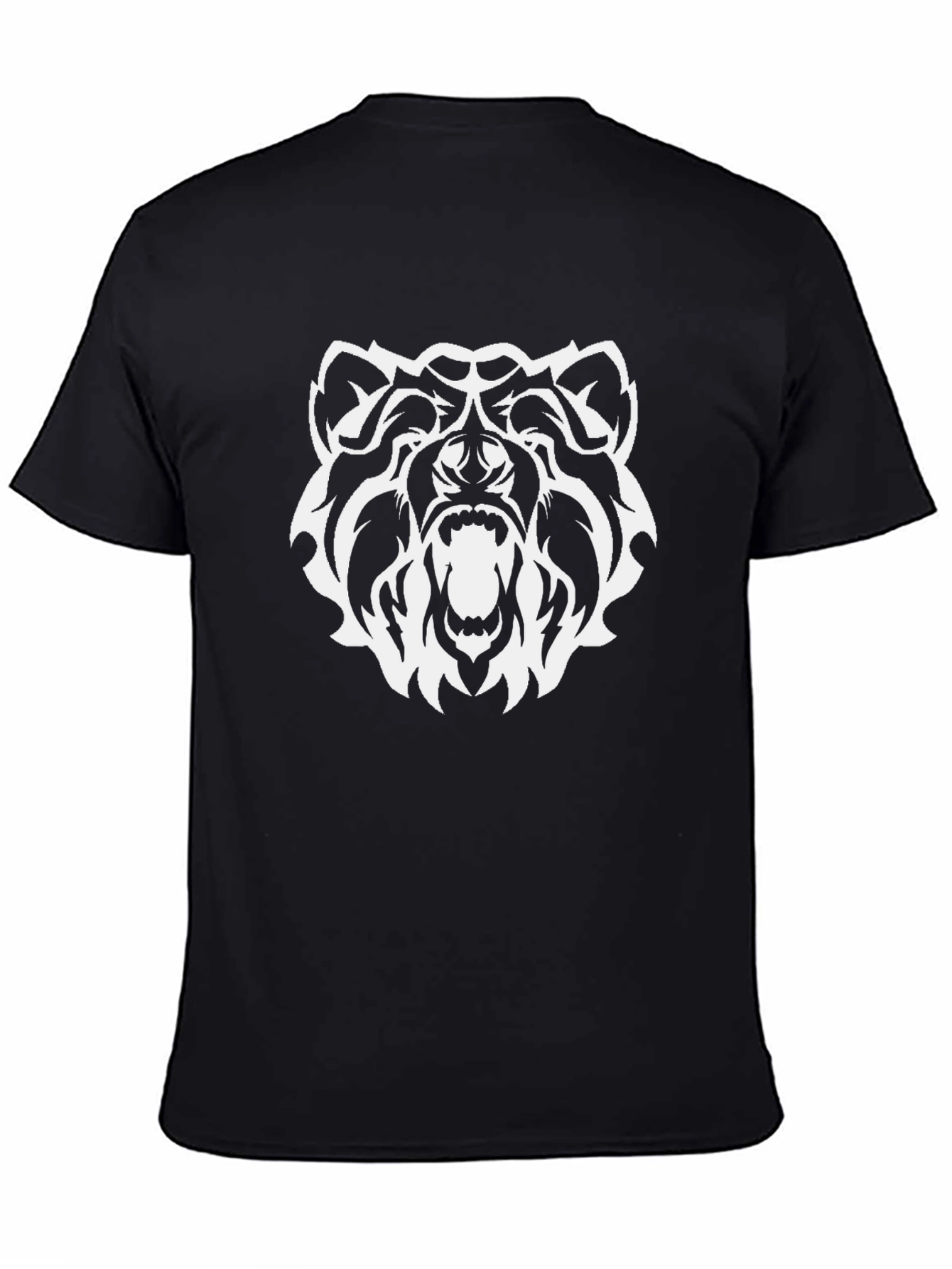 Bold Bear Graphic Tee - Black