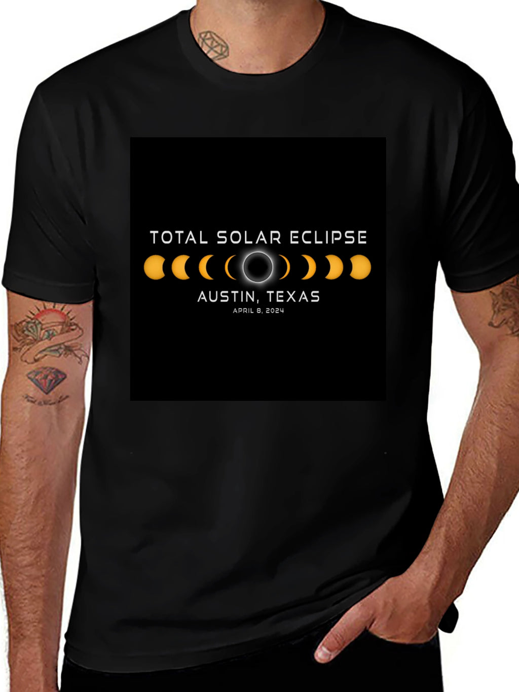 Total Solar Eclipse Austin Texas T-Shirt