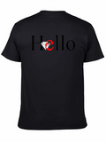 Hello Diamond Graphic Tee - Mens Black T-Shirt