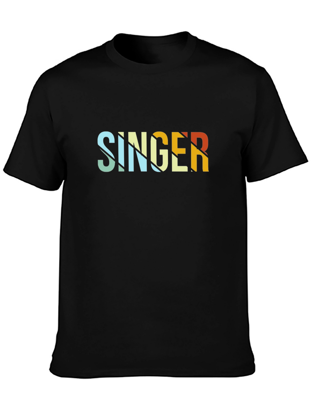 Retro Singer Graphic Tee - Stylish Music Lover T-Shirt