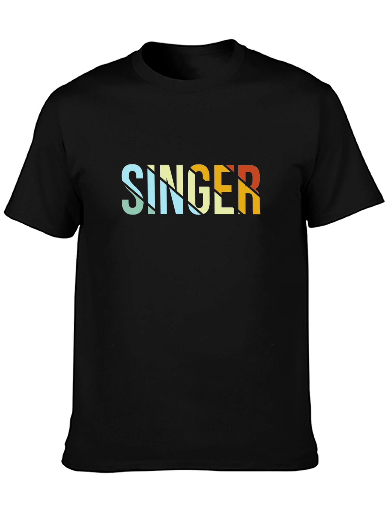 Retro Singer Graphic Tee - Stylish Music Lover T-Shirt
