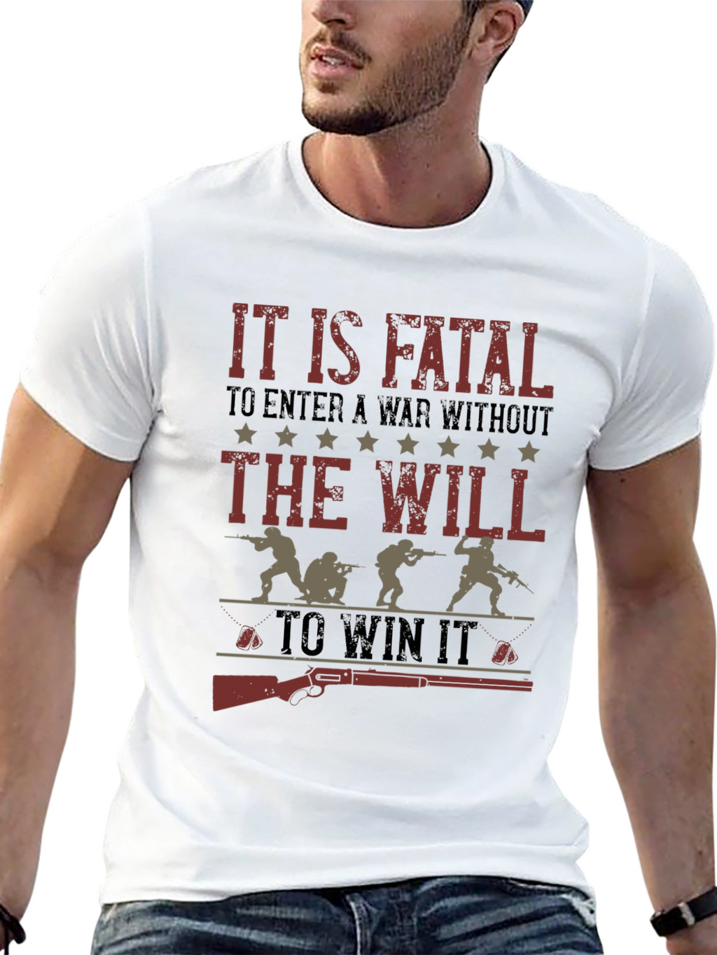 Patriotic Will to Win Graphic T-Shirt