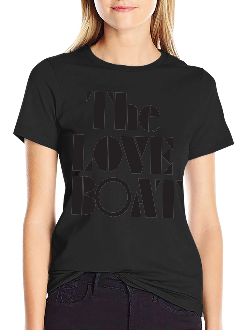 The Love Boat Graphic Tee - Soft Black T-Shirt