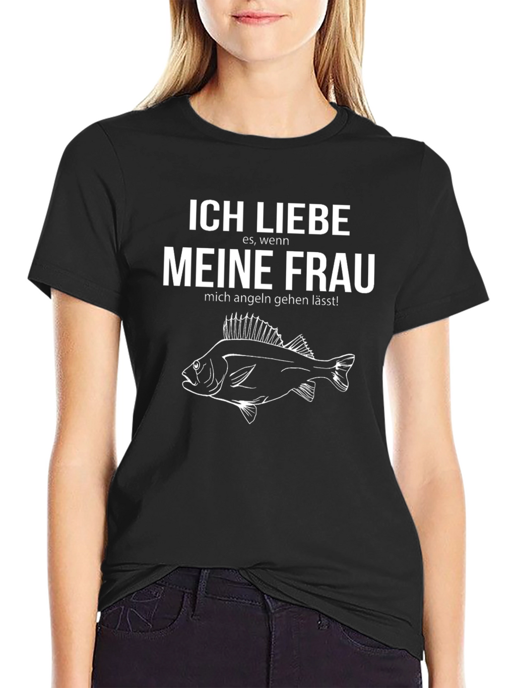 Funny Fishing T-Shirt - Ich Liebe Meine Frau