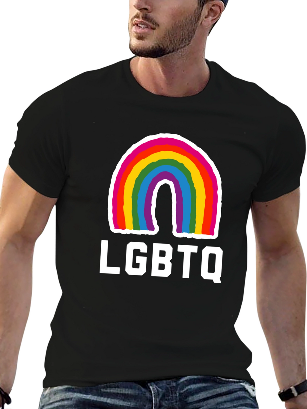 LGBTQ Rainbow Graphic T-Shirt - Pride Apparel