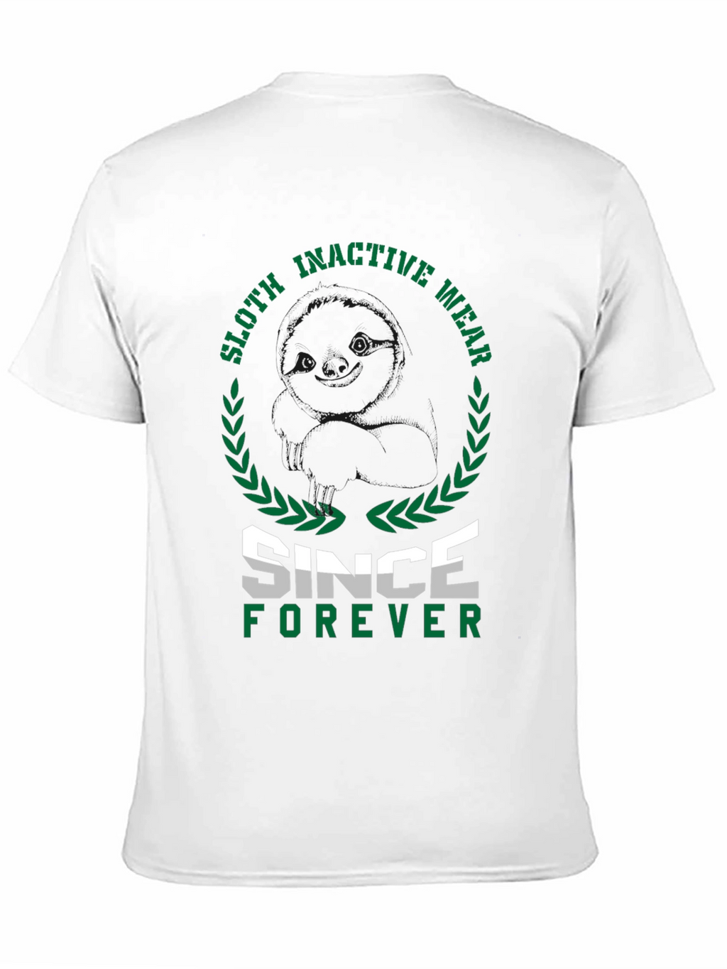 Sloth Inactive Wear Since Forever Black T-Shirt