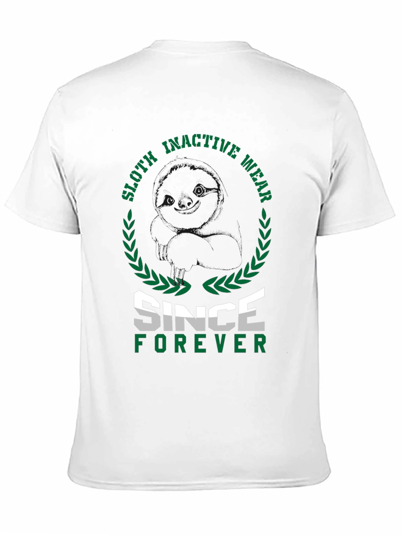 Sloth Inactive Wear Since Forever Black T-Shirt