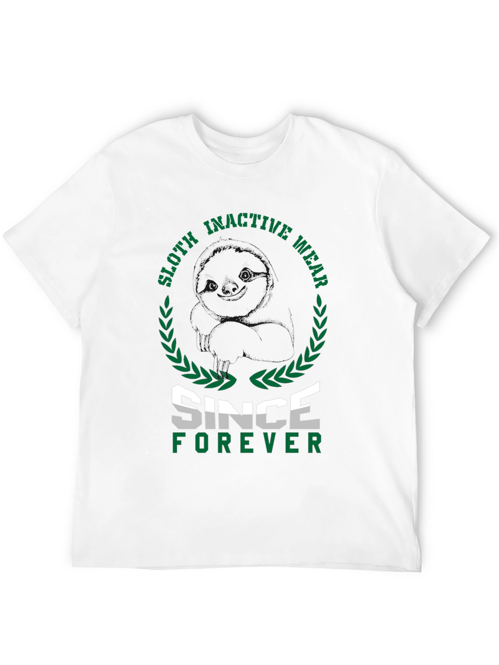 Sloth Inactive Wear Since Forever Black T-Shirt