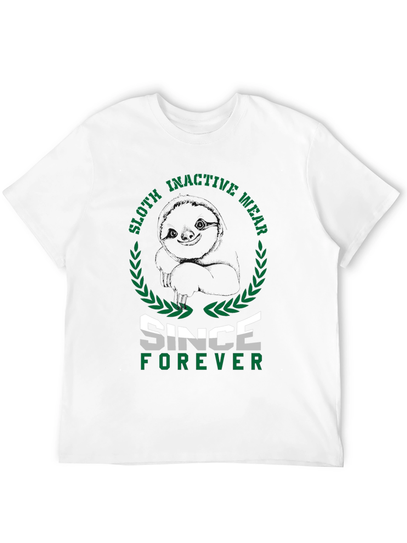 Sloth Inactive Wear Since Forever Black T-Shirt