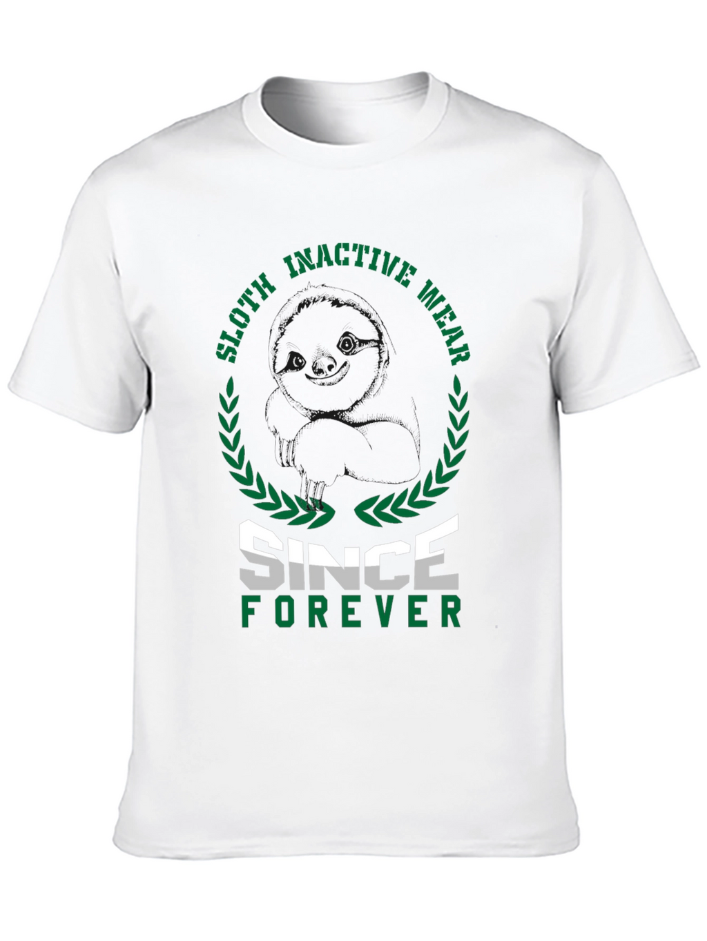 Sloth Inactive Wear Since Forever Black T-Shirt