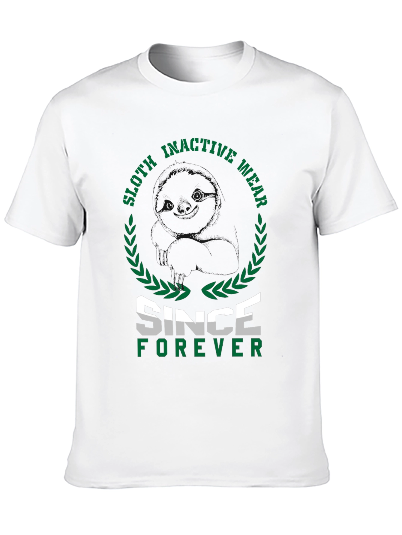 Sloth Inactive Wear Since Forever Black T-Shirt