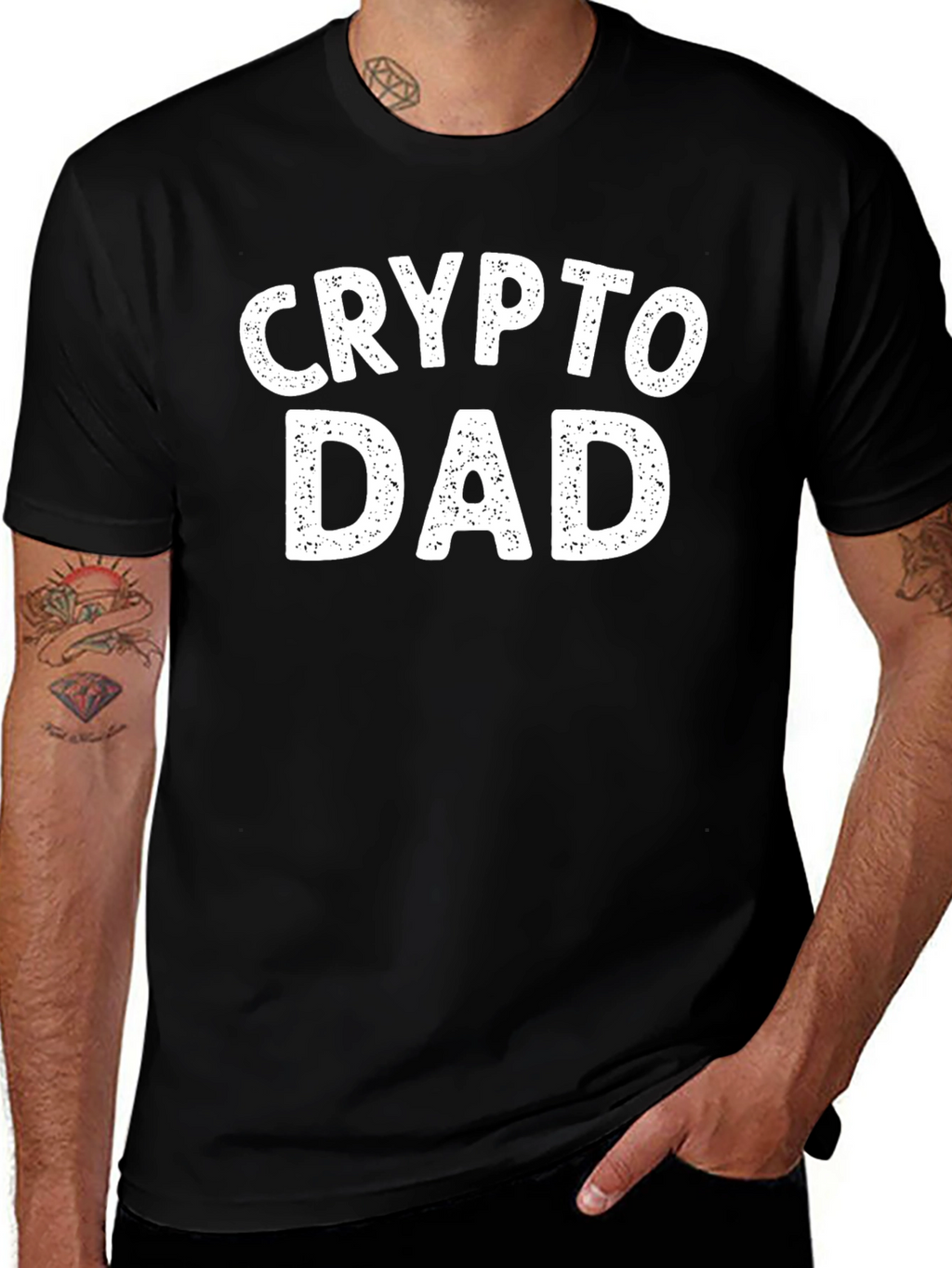 Crypto Dad Black T-Shirt