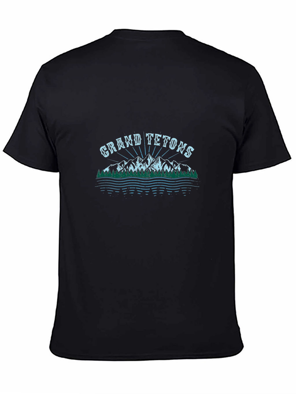 Grand Tetons Graphic Tee - Black