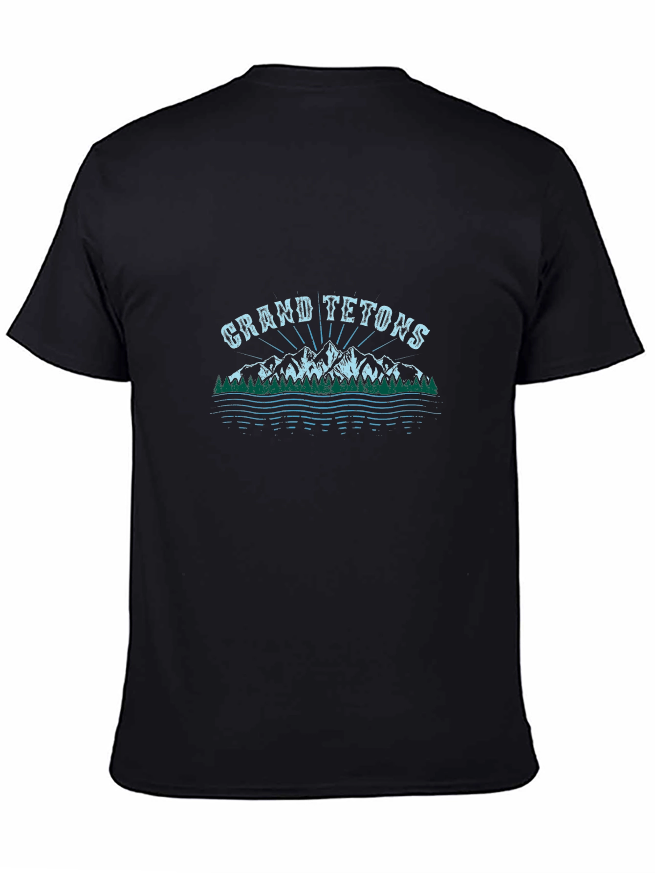 Grand Tetons Graphic Tee - Black