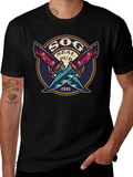 SOG Seal Pup 1991 Black Graphic T-Shirt