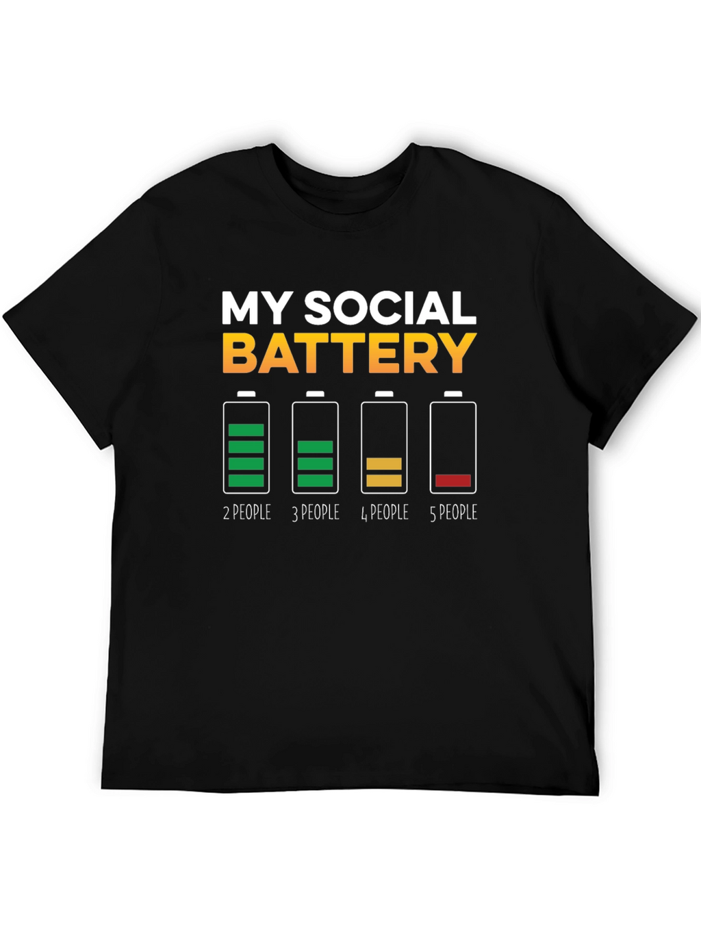 My Social Battery T-Shirt - Introvert Humor