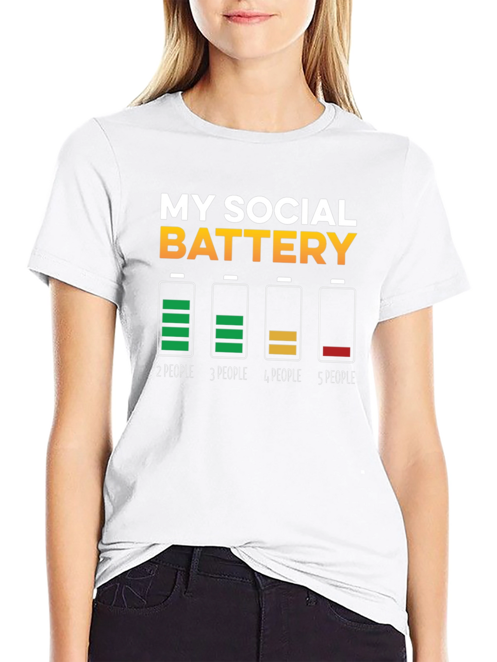 My Social Battery T-Shirt - Introvert Humor