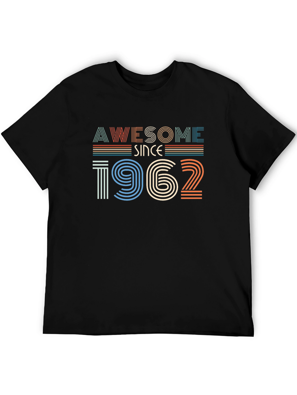 Awesome Since 1962 Black Graphic Tee