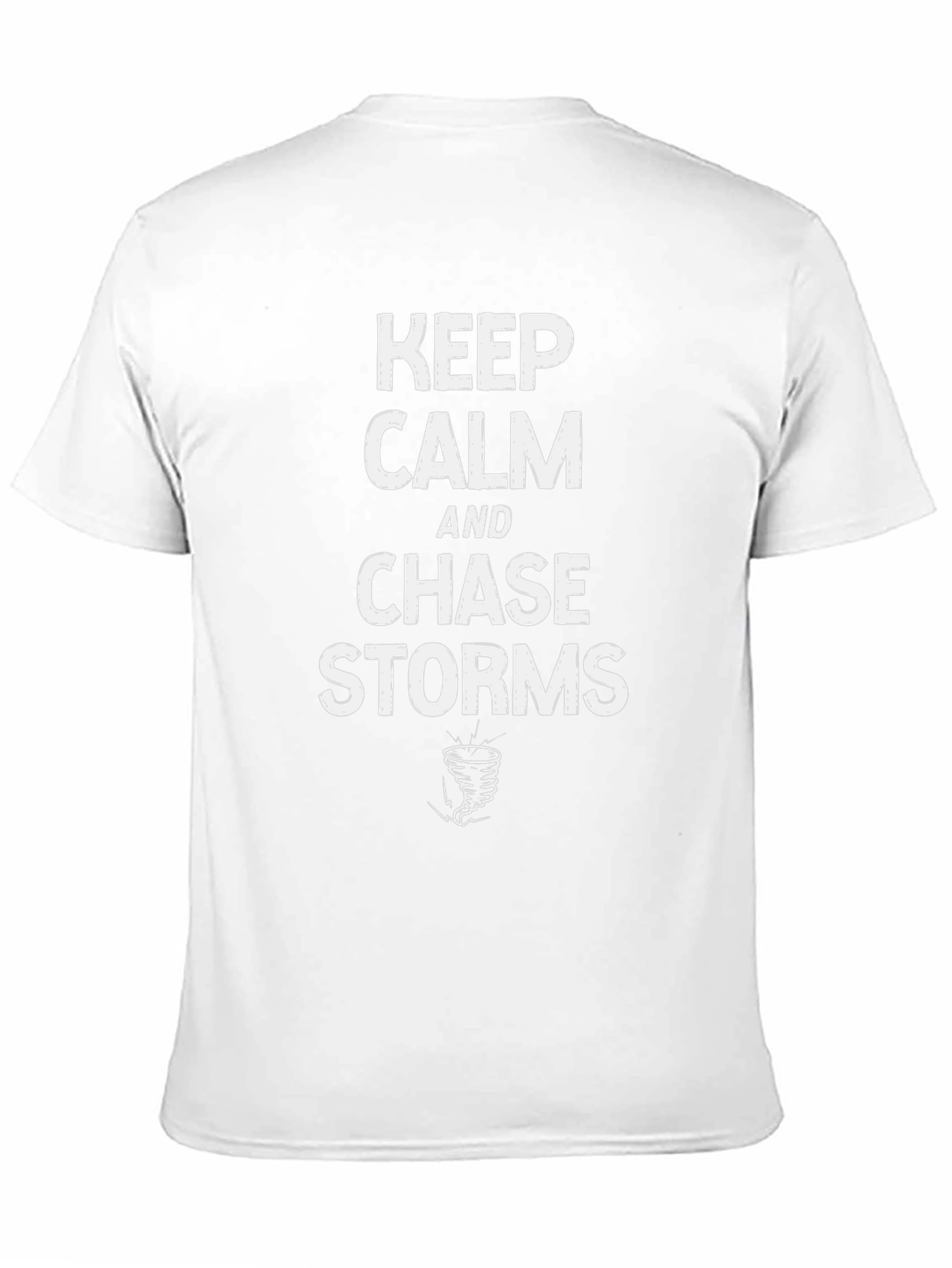 Keep Calm Chase Storms Black T-Shirt