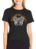 Beach Netball Coach Koala T-Shirt - Unisex