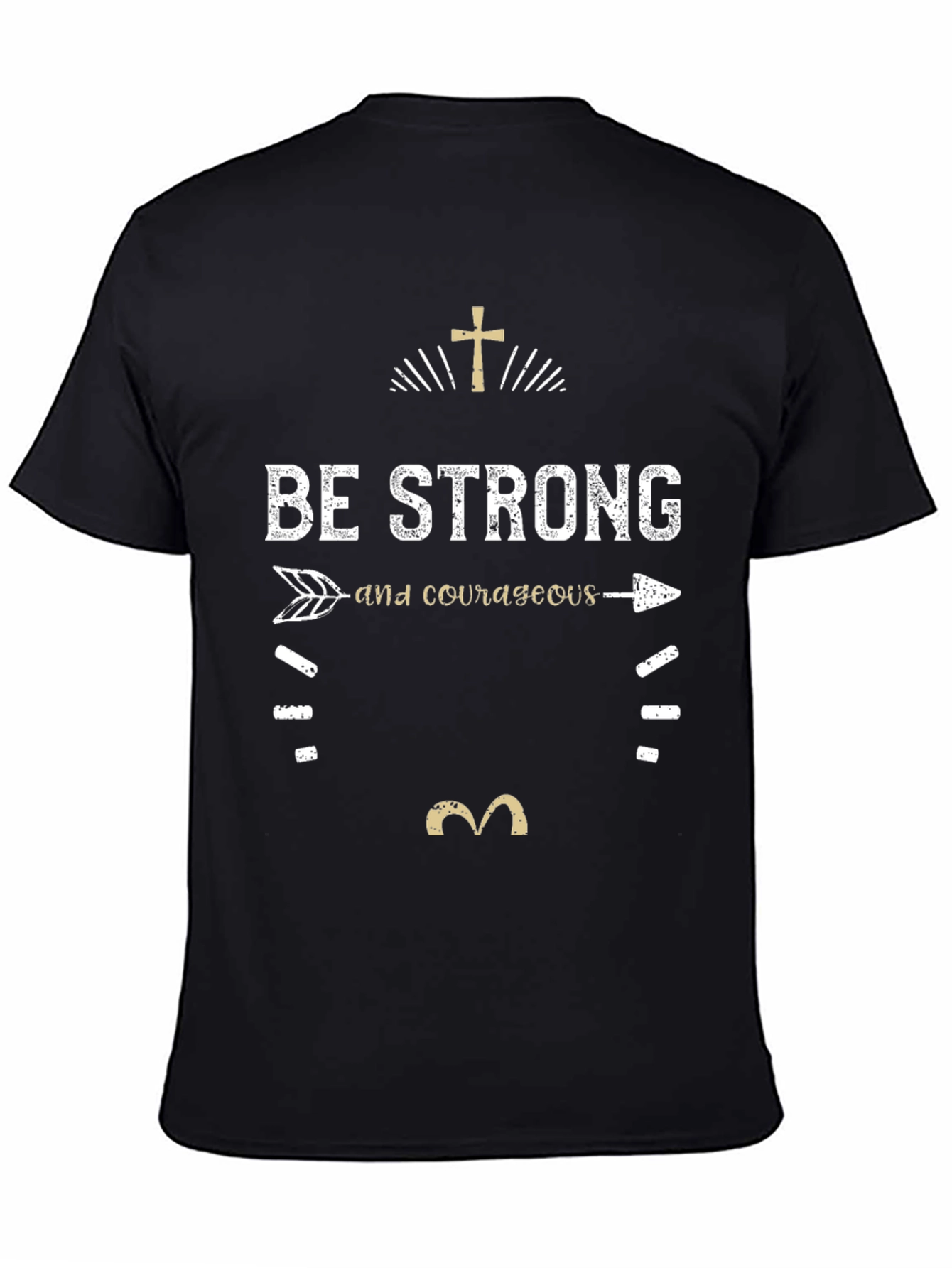 Be Strong and Courageous T-Shirt - Christian Faith Tee