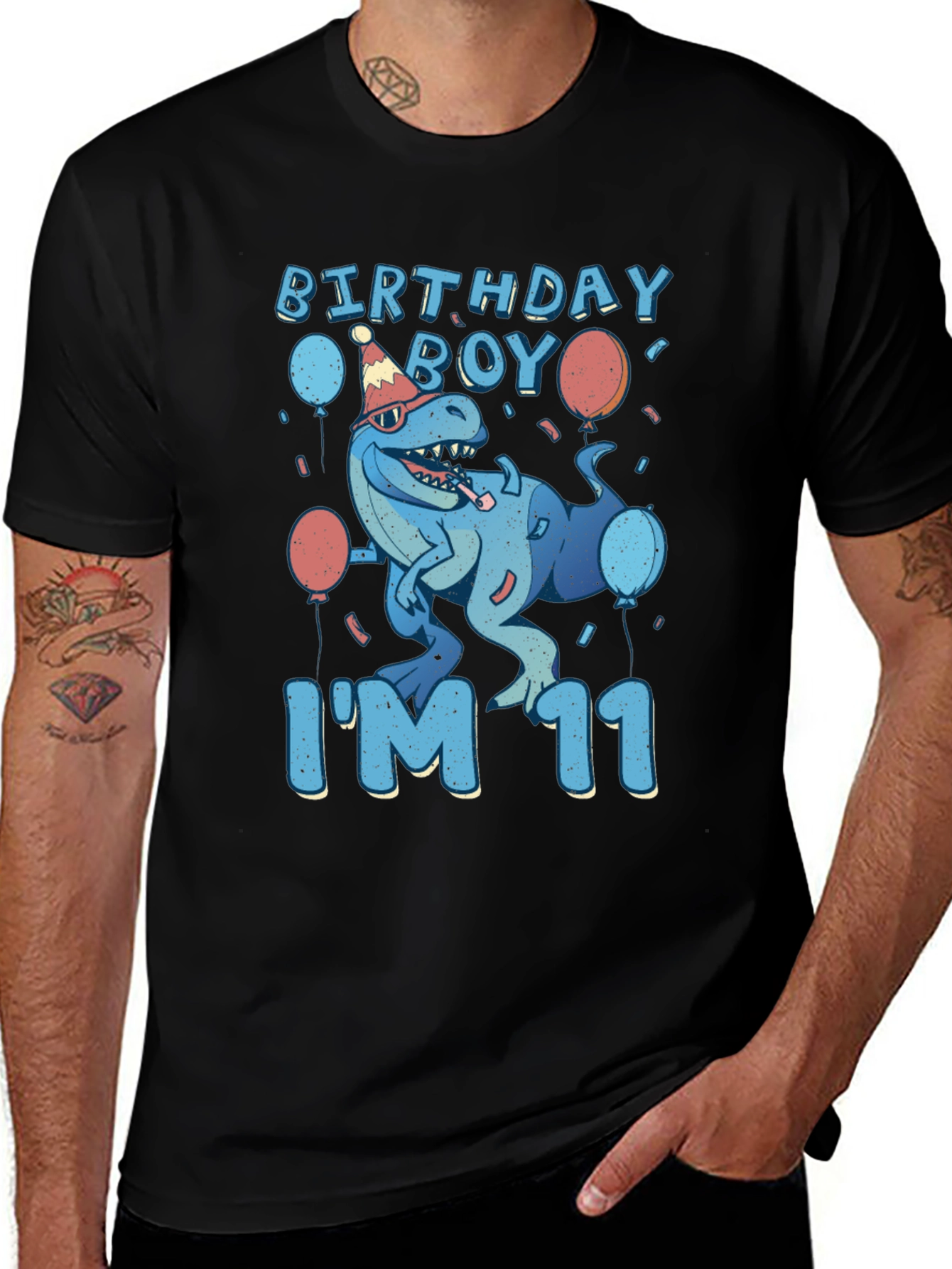 Birthday Boy Dinosaur T-Shirt - Size 11