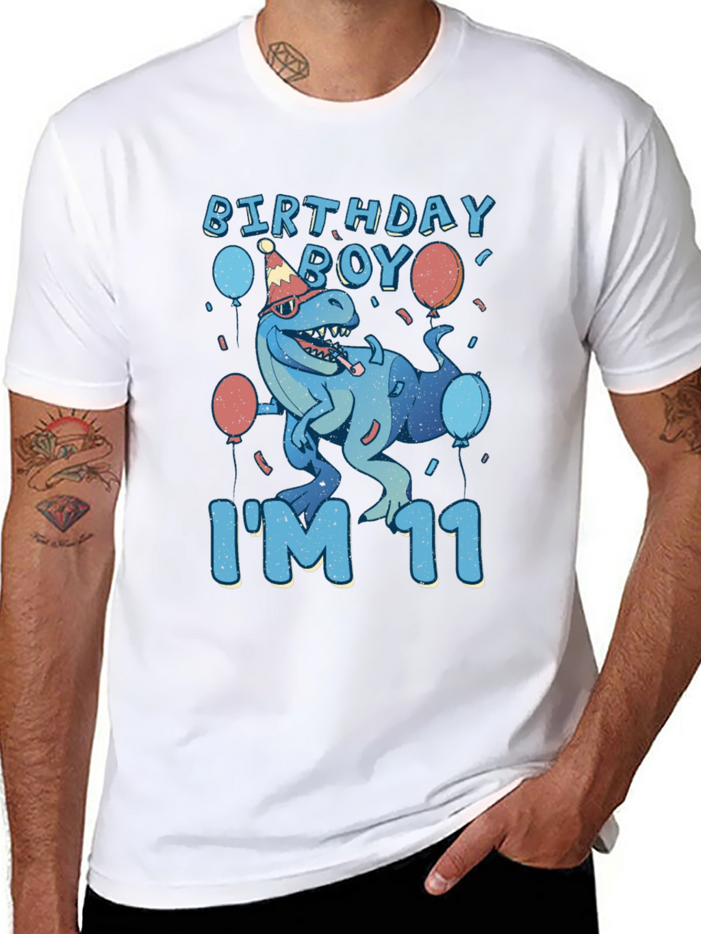 Birthday Boy Dinosaur T-Shirt - Size 11