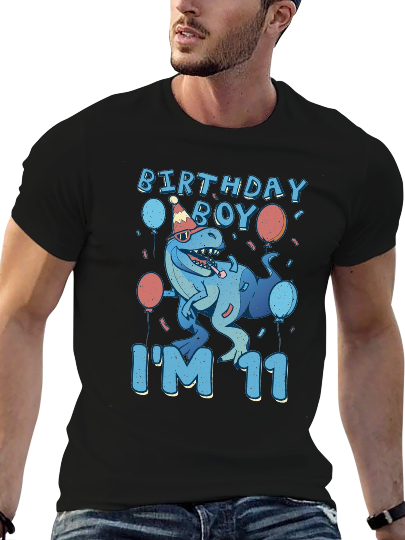 Birthday Boy Dinosaur T-Shirt - Size 11