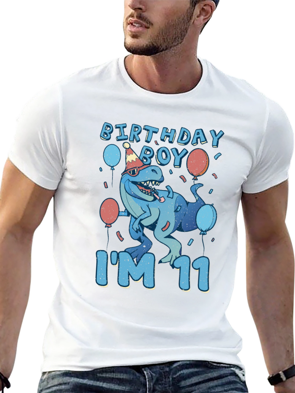 Birthday Boy Dinosaur T-Shirt - Size 11
