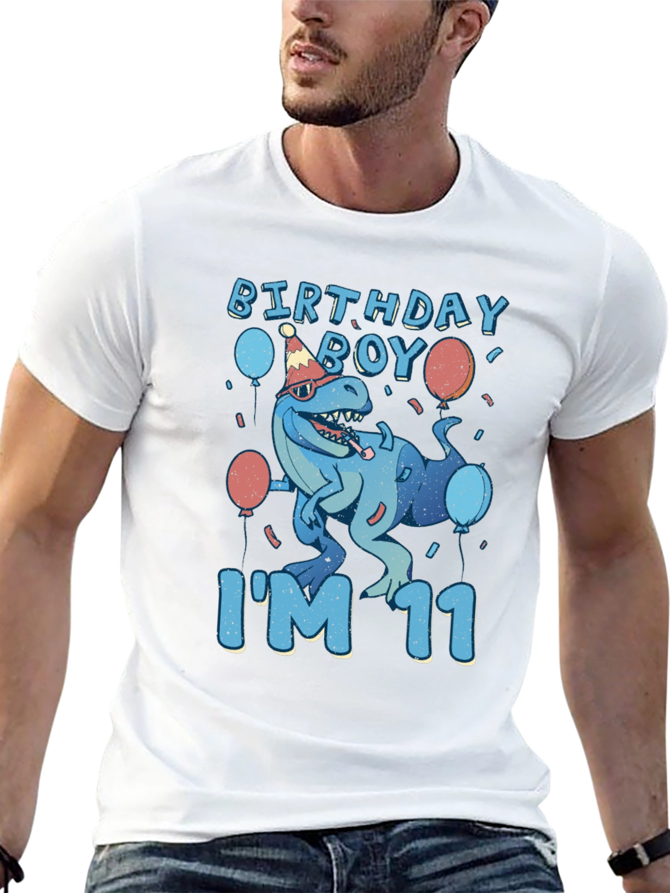 Birthday Boy Dinosaur T-Shirt - Size 11