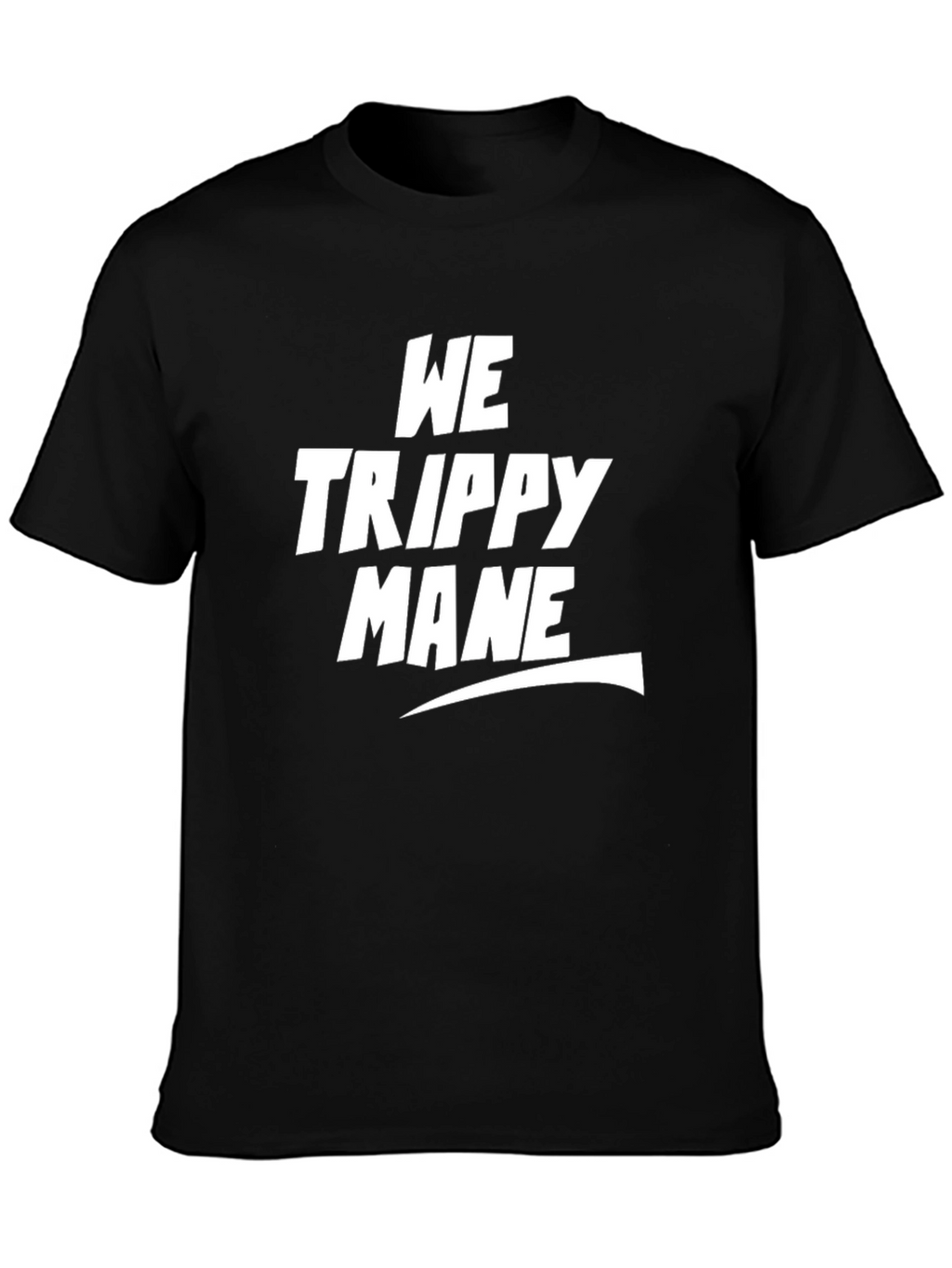 We Trippy Mane Graphic Tee - Black