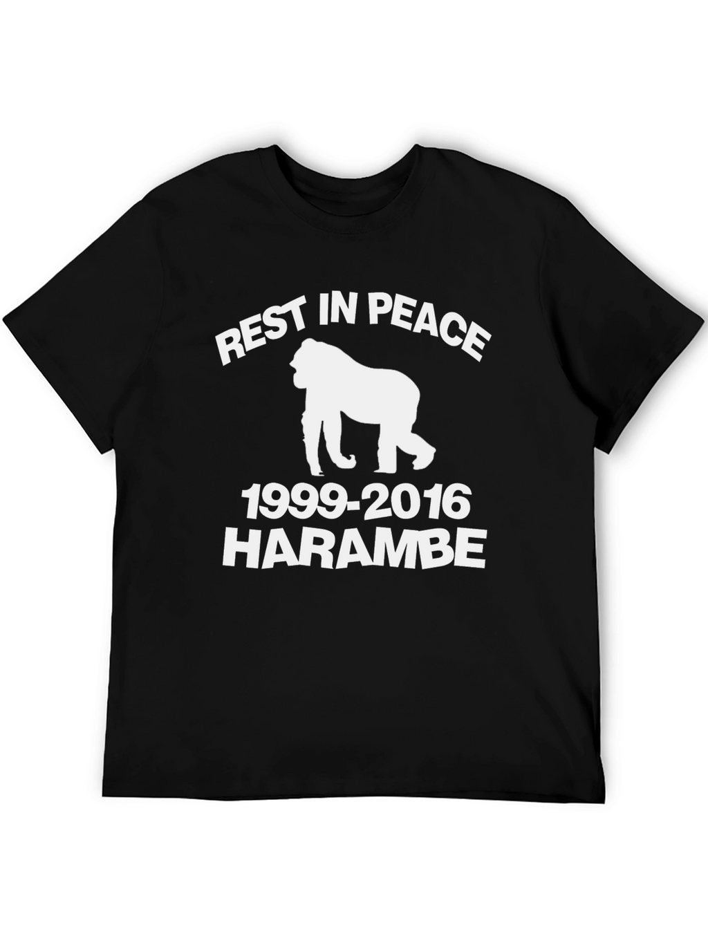 RIP Harambe T-Shirt -  Gorilla Tribute Tee