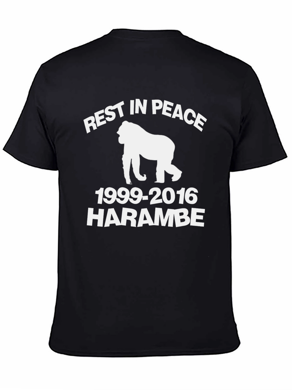 RIP Harambe T-Shirt -  Gorilla Tribute Tee