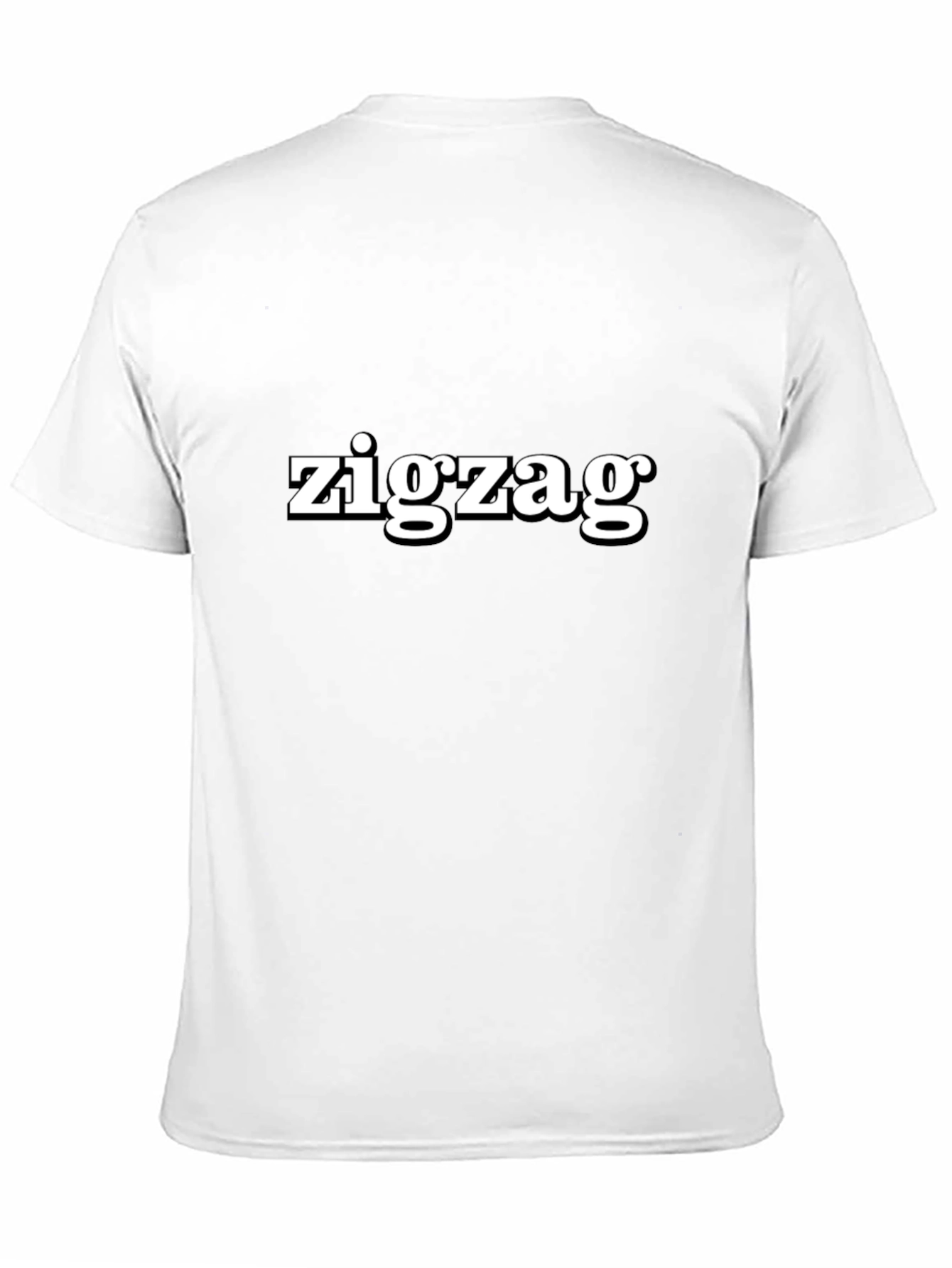 Zigzag Graphic Tee - Stylish Comfort