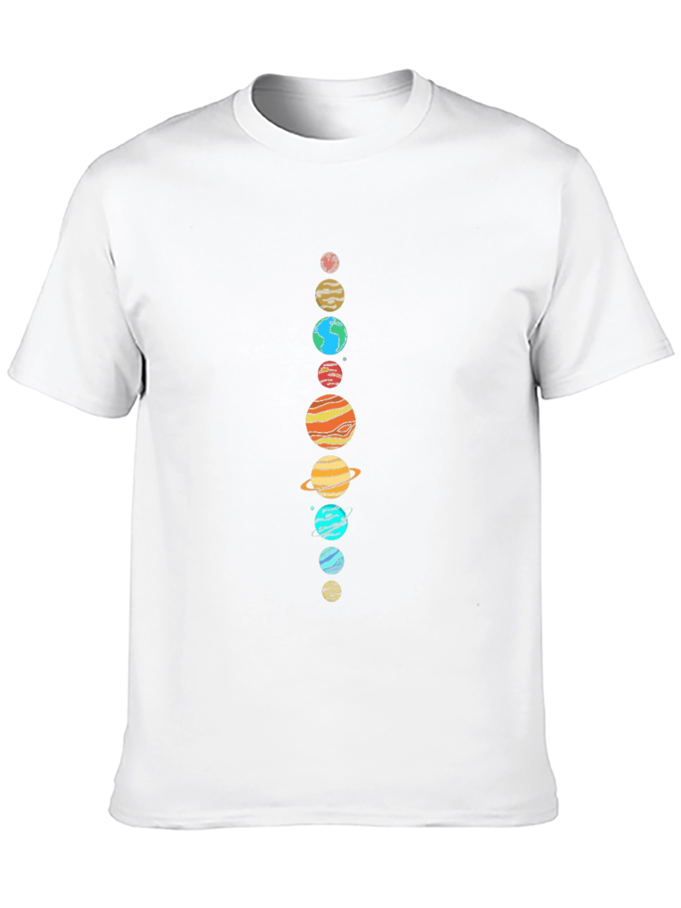 Planets Graphic Tee - Space Lovers Black T-Shirt
