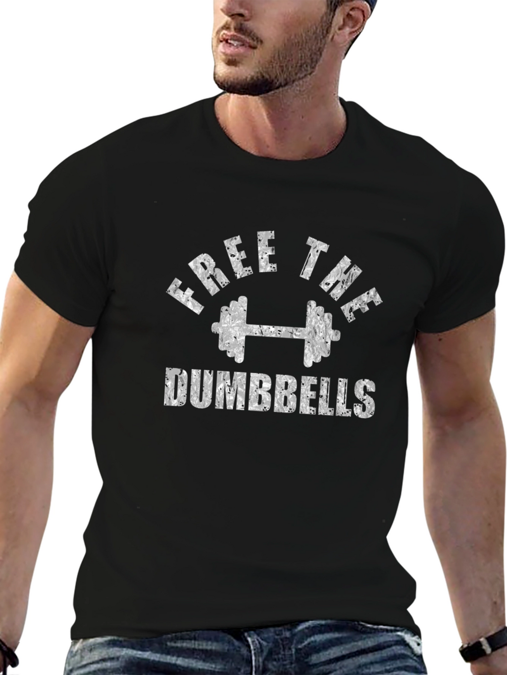 Free The Dumbbells Graphic Tee