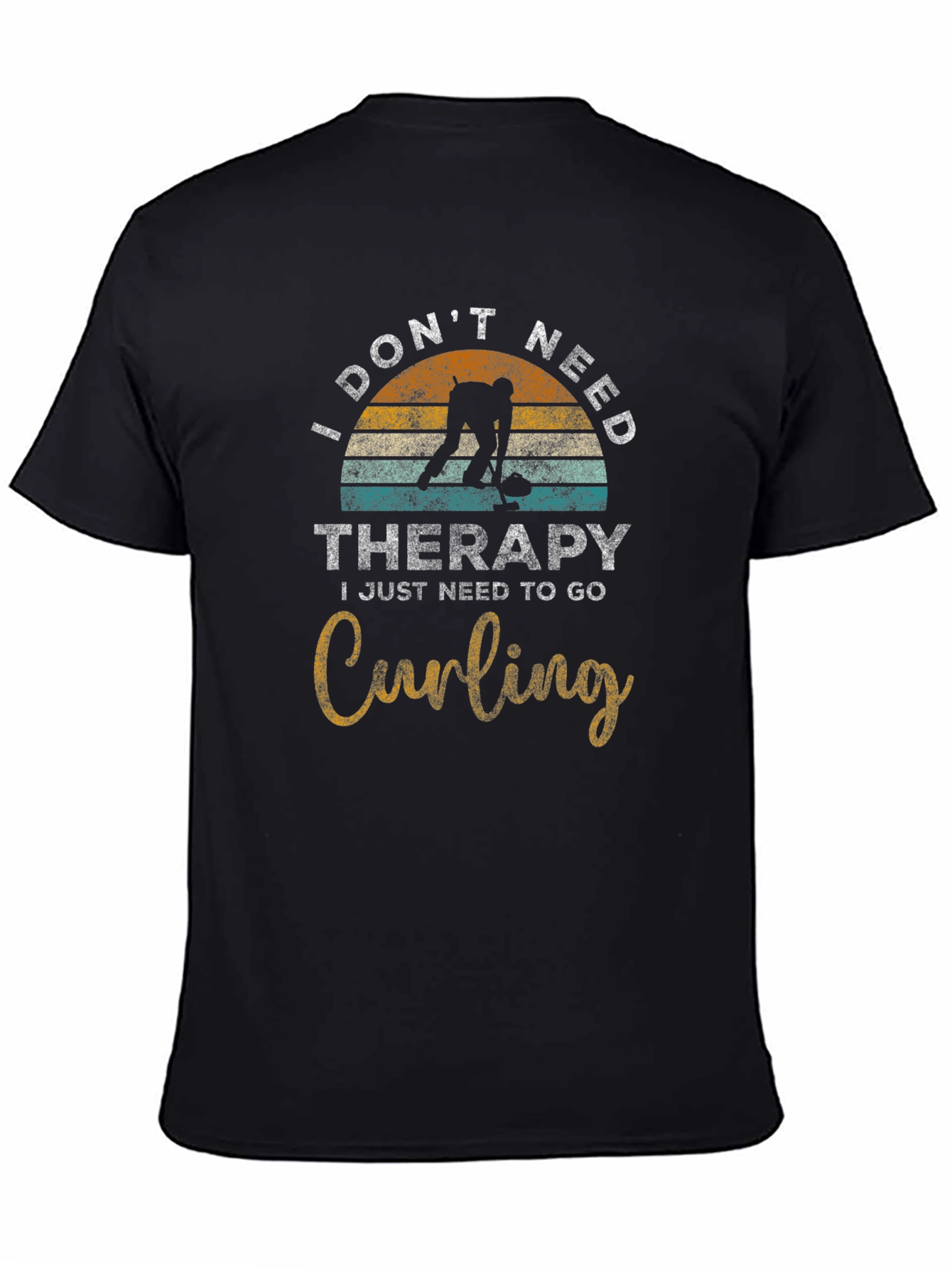 I Just Need to Go Curling Graphic Tee